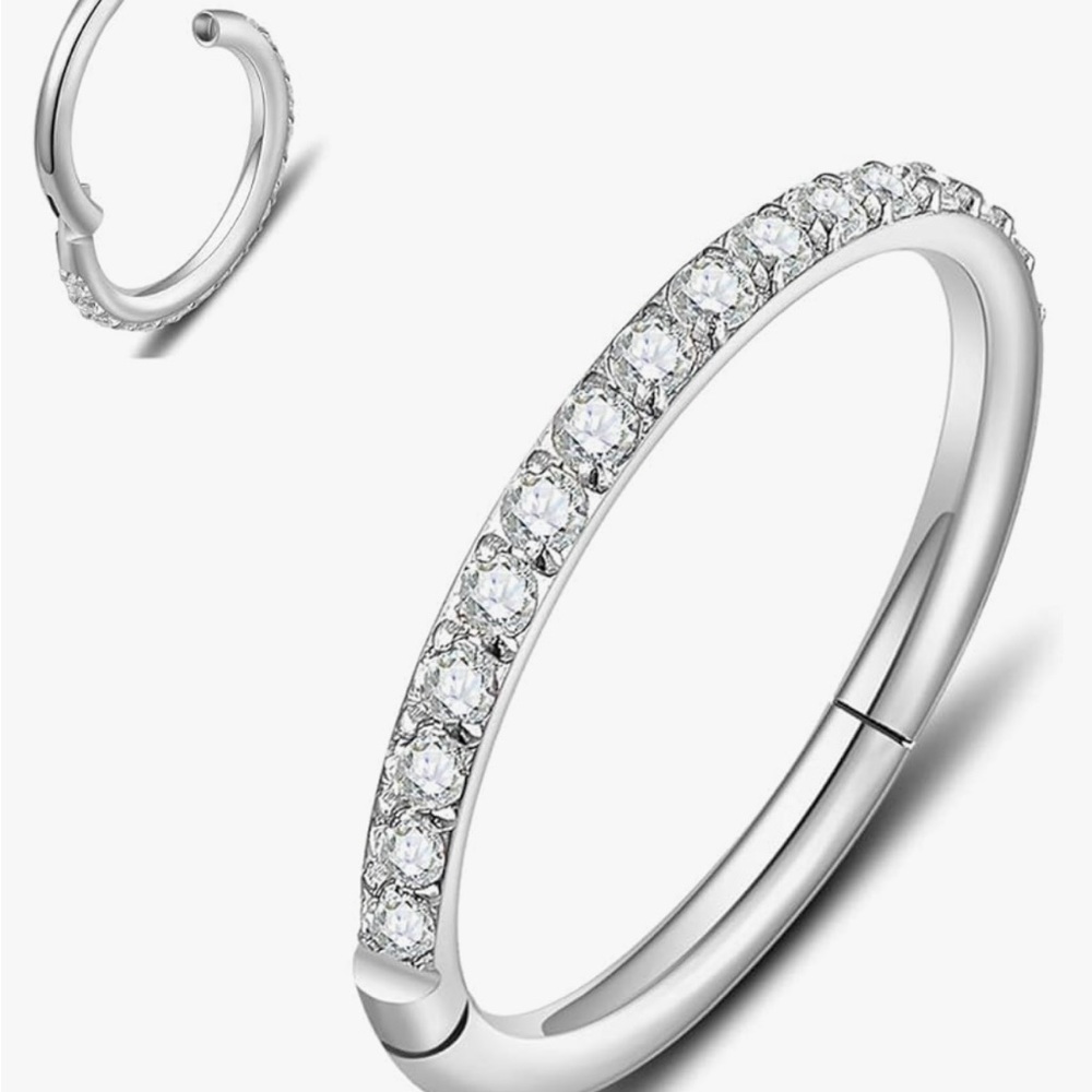 NWT, 20G (0.8mm) 6mm Nose Ring, Cartilage Ring.